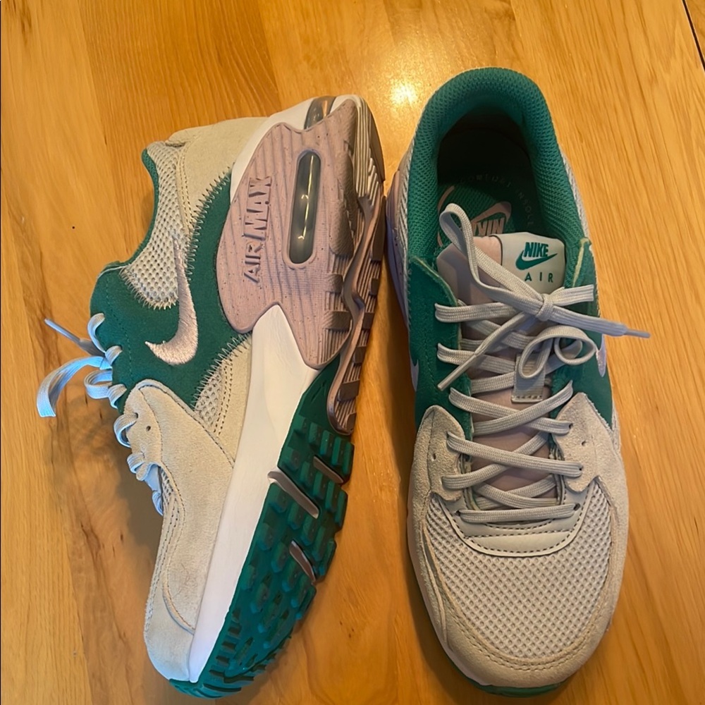 Nike Air Max Green, Beige, Lavender Sneakers